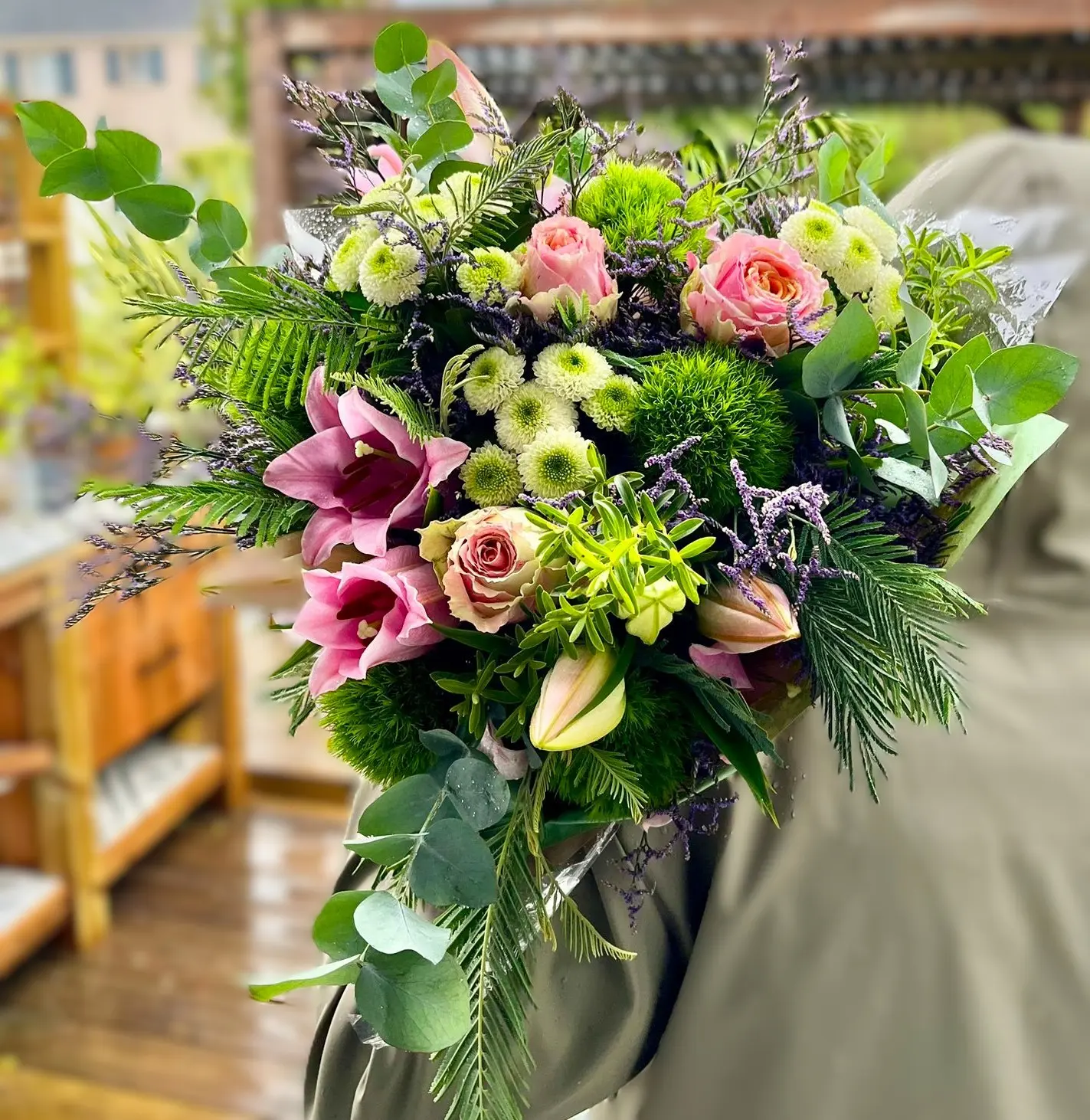 Bouquet Rosée, réalisation artisanale à Vertou